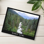 Cartão Postal Paisagem das Montanhas Skagway Alaska<br><div class="desc">Este design pode ser personalizado escolhendo a opção personalizar para adicionar texto. Entre em contato comigo em colorflowcreations@gmail.com se você quiser usar este design em outro produto. Compre minha pintura de acrílico abstrato original para venda em www.etsy.com/shop/colorflowart. Veja mais das minhas criações ou siga-me em www.facebook.com/colorflowcreations, www.instagram.com/colorflowcreations, www.twitter.com/colorflowart e www.pinterest.com/colorflowcreations....</div>