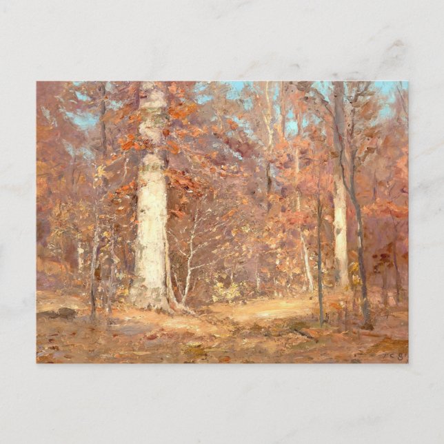 Cartão Postal Paisagem de 1909 por T. C. Steele Cartão-postal (Frente)