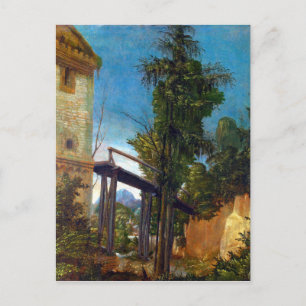 Cartão Postal Paisagem de Albrecht Altdorfer com passadeira
