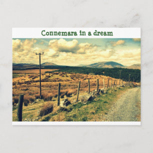 Cartão Postal Paisagem de Connemara