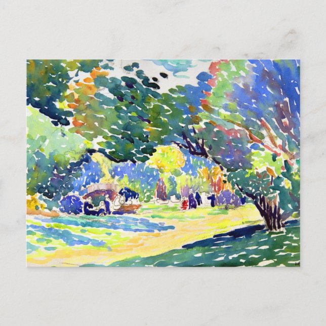 Cartão Postal Paisagem de Henri Edmond Cross (Frente)