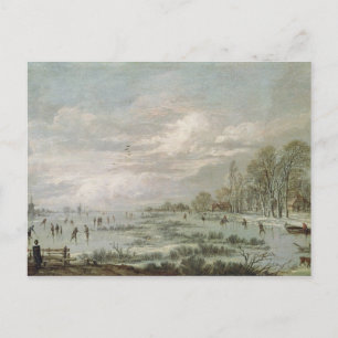Cartão Postal Paisagem de Inverno