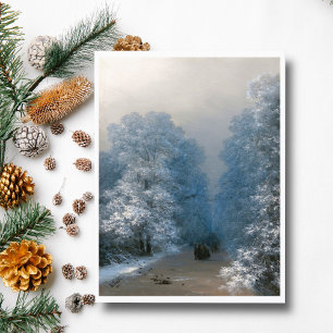 Cartão Postal Paisagem de inverno de Ivan Aivazovsky