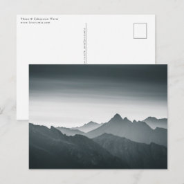 Cartão Postal Paisagem de Montanha Lofoten