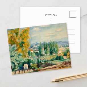 Cartão Postal Paisagem de Outono, Saint-Tropez   Henri Manguin
