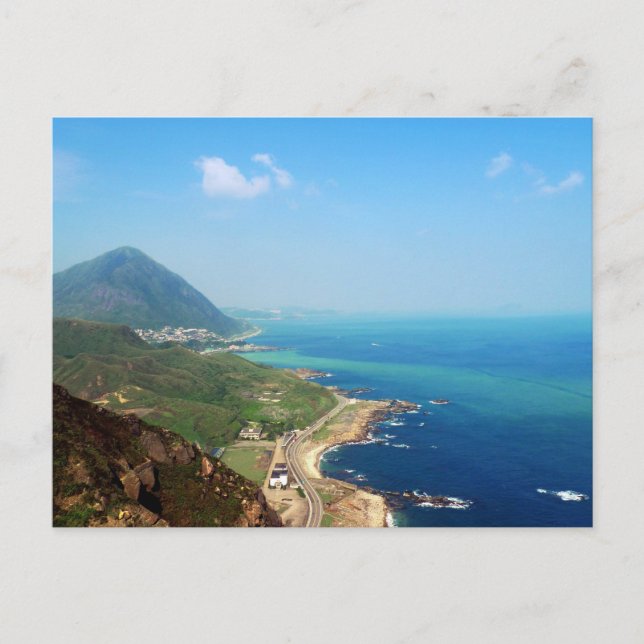 Cartão Postal Paisagem de Taiwan (Frente)