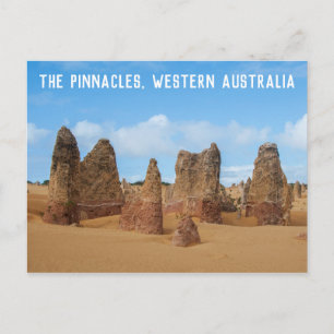 Cartão Postal Paisagem de The Pinnacles Austrália Ocidental