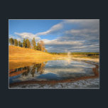 Cartão Postal Paisagem de Yellowstone<br><div class="desc">Paisagem de Yellowstone.</div>