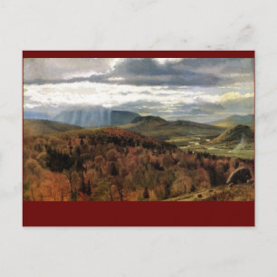 Cartão Postal Paisagem do outono, Shelburne, Vermont