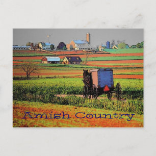 Cartão postal Paisagem do País Amish