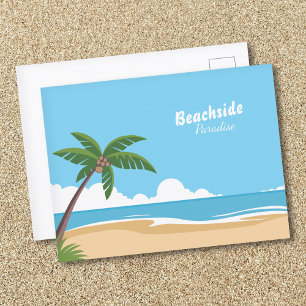 Cartão Postal Paisagem do Paraíso de Beachside