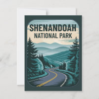 Paisagem do Parque Nacional de Shenandoah