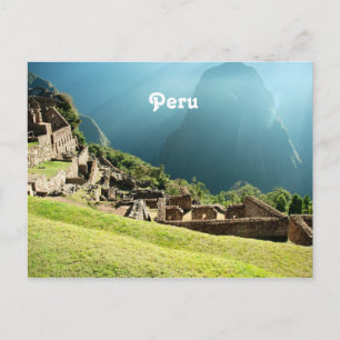 Cartão Postal Paisagem do Peru