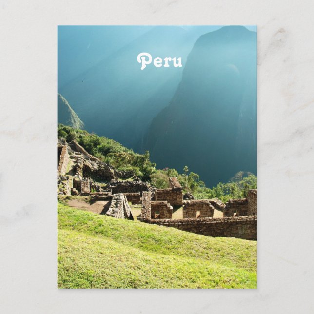 Cartão Postal Paisagem do Peru (Frente)