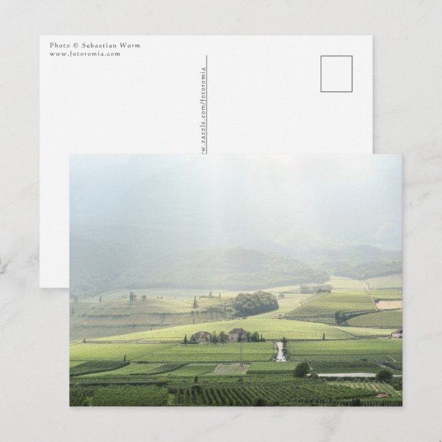 Cartão Postal Paisagem do Tirol do Sul (Frente/Verso)