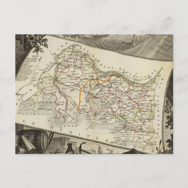 Cartão Postal Paisagem e cidades (Frente)