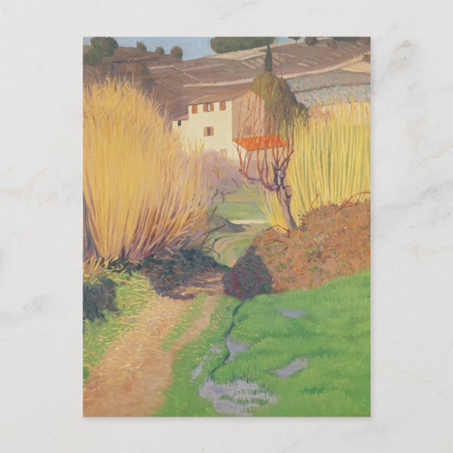 Cartão Postal Paisagem em Lagnes, 1921 (Frente)