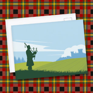 Cartão Postal Paisagem Escocesa