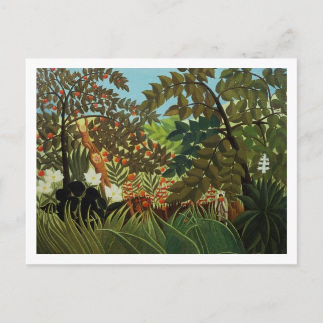 Cartão Postal Paisagem exótica (Frente)