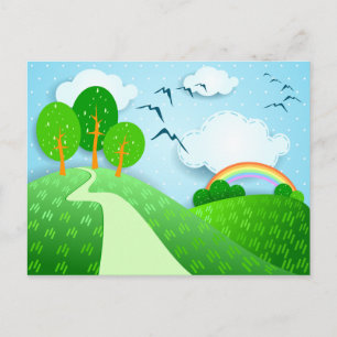 Cartão Postal Paisagem fantasma, cartão-postal