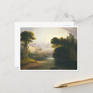 Cartão Postal Paisagem fantástica de Thomas Doughty
