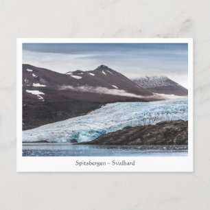 Cartão Postal Paisagem Glaciar de Svalbard