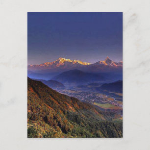 Cartão Postal Paisagem: HIMALAYA POKHARA NEPAL
