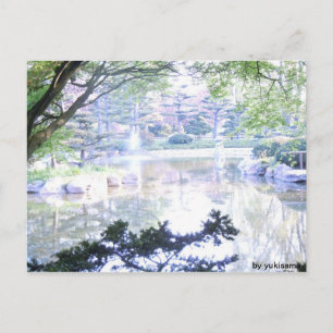 Cartão postal - paisagem Iluminado sobre