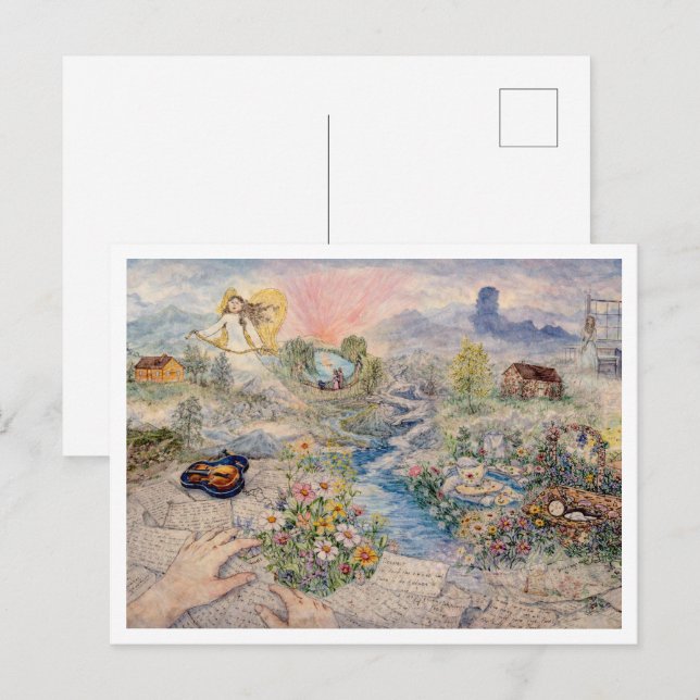 Cartão Postal Paisagem Imaginária (Frente/Verso)