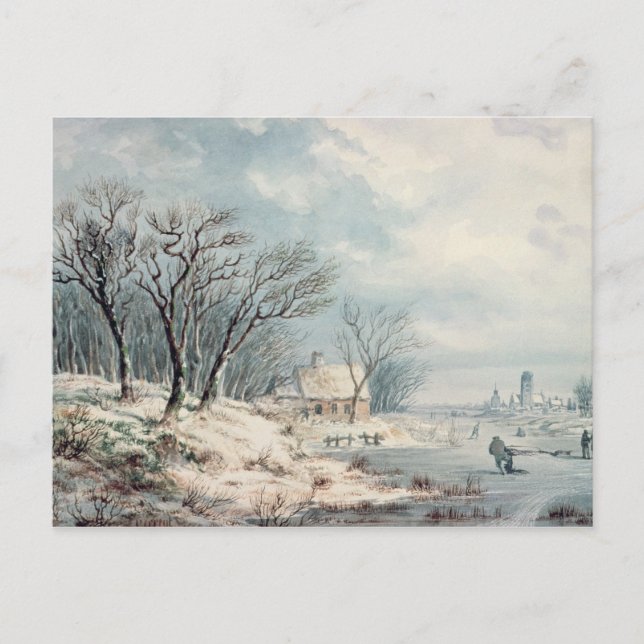 Cartão Postal Paisagem: Inverno (Frente)