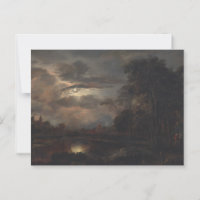 Paisagem lunática com Ponte por van der Neer: