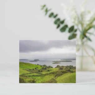 Cartão Postal Paisagem Mágica na Irlanda, costume