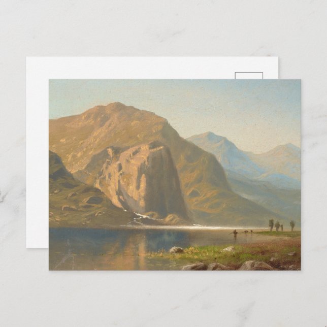 Cartão Postal Paisagem majestosa de Yosemite por Albert Bierstad (Frente/Verso)