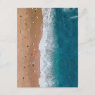 CARTÃO POSTAL PAISAGEM MARINHA CONCHAS DE PRAIA FÉRIAS DE VERÃO