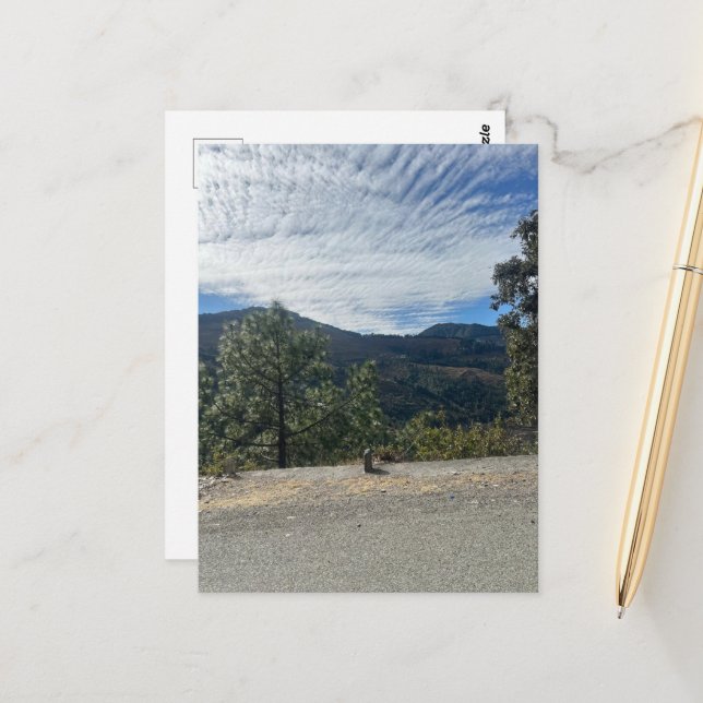 Cartão Postal Paisagem Montanha (Frente/Verso In Situ)