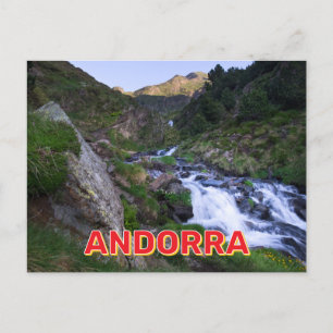 Cartão Postal Paisagem Montanha de Andorra