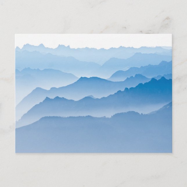 Cartão Postal Paisagem Montanha | SUIÇA (Frente)