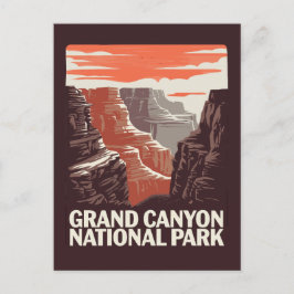 Cartão Postal Paisagem Nacional do Grand Canyon