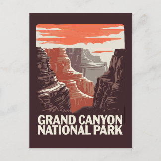Cartão Postal Paisagem Nacional do Grand Canyon