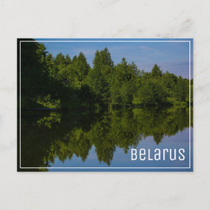 Cartão Postal Paisagem Natural Canal Céu Bielorrússia