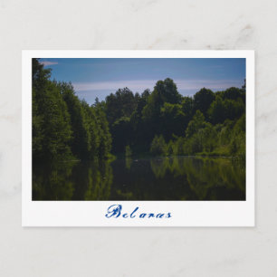 Cartão Postal Paisagem natural Canal Sky Belarus