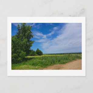 Cartão Postal Paisagem natural Cenário rural Bielorrússia