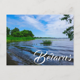 Cartão Postal Paisagem natural Céu do Lago Waves