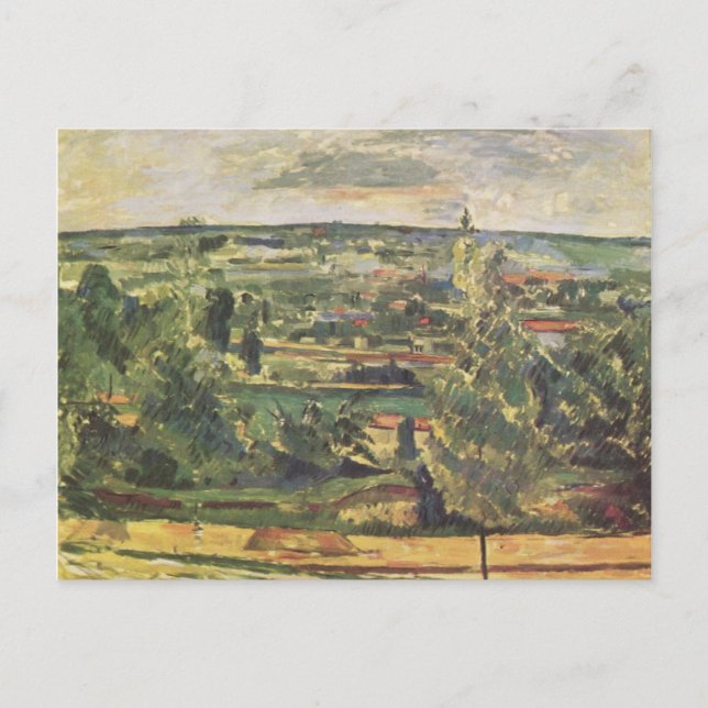Cartão Postal Paisagem no Jas-de-Bouffan - Paul Cezanne (Frente)