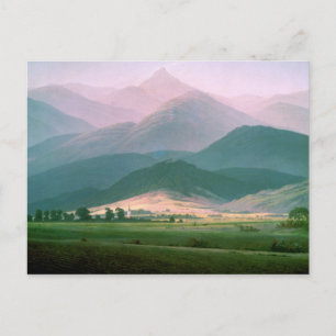 Cartão Postal Paisagem no Riesengebirge, 1810-11