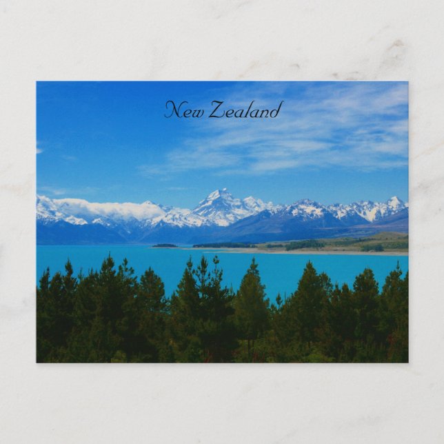 Cartão Postal paisagem nz (Frente)
