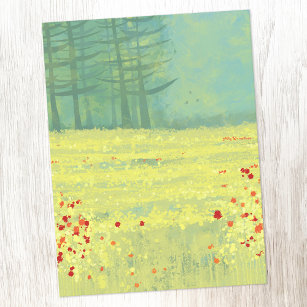 Cartão Postal Paisagem Paisagem Meadow