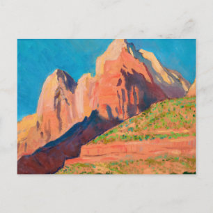 Cartão Postal Paisagem, Parque Nacional de Zion por Maynard Dixo