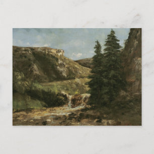 Cartão Postal Paisagem perto de Ornans, c.1858