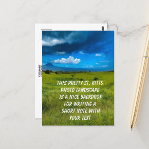 Cartão Postal Paisagem rural de Kitts Santos